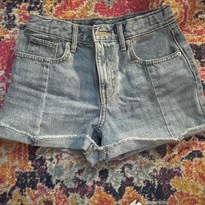Old Navy, high-rise, adjustable waist, jean shorts